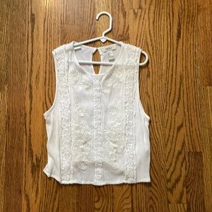 forever 21 white blouse